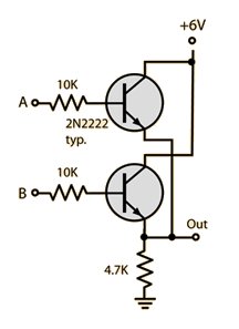 OR gate using transistors