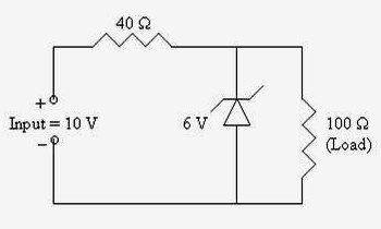 Zener Diode Voltage Regulator